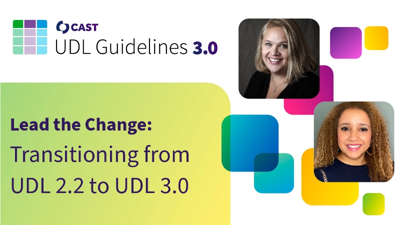 Lead the Change: Transitioning from UDL 2.2 to UDL 3.0